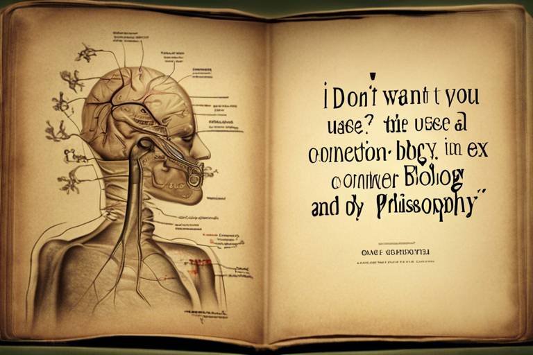 Is There a Connection between Philosophy and Biology?